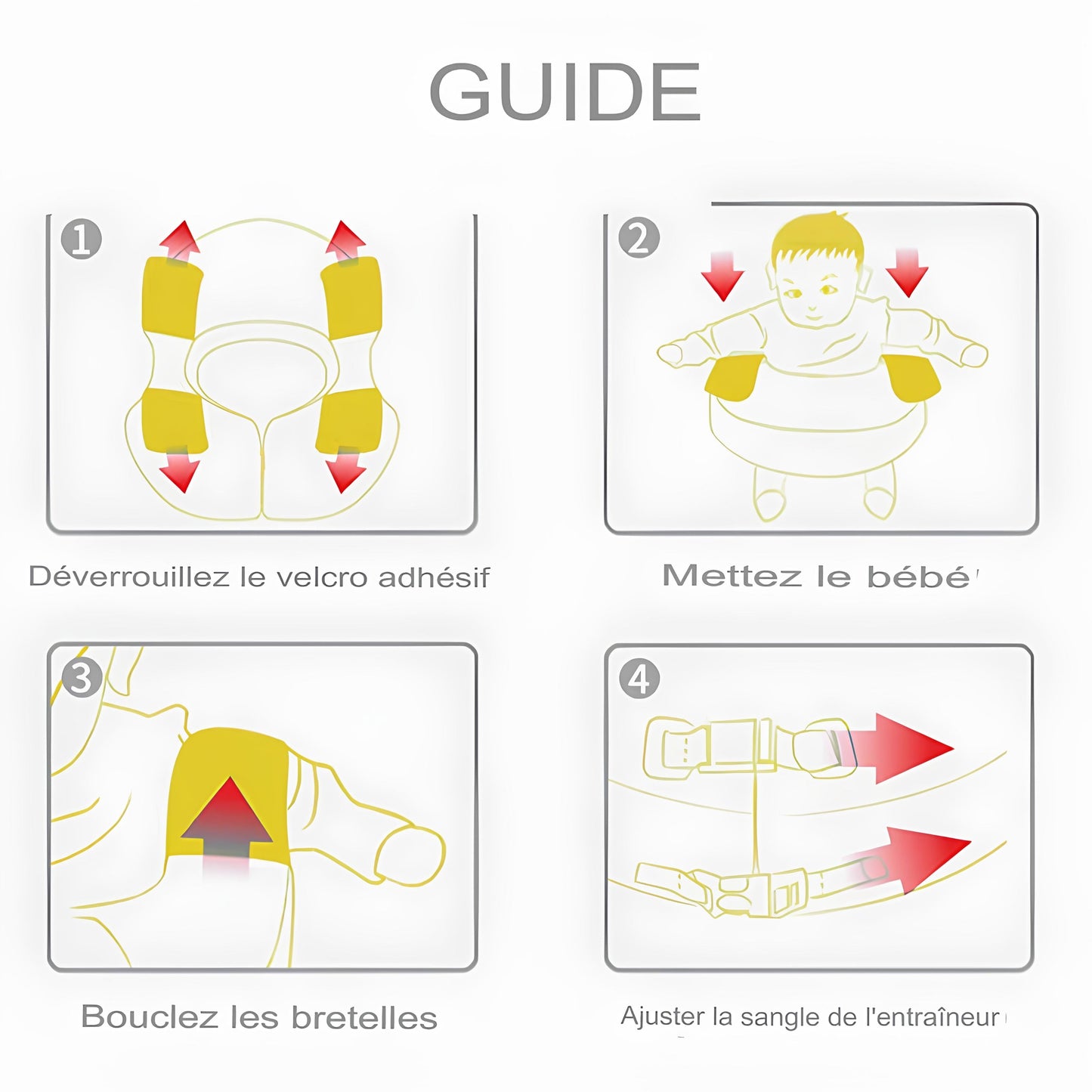 Floatino™ – Flotteur Bébé Non Gonflable